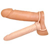 You2Toys Gode pour Double pénétration 13.5 x 2.5cm
